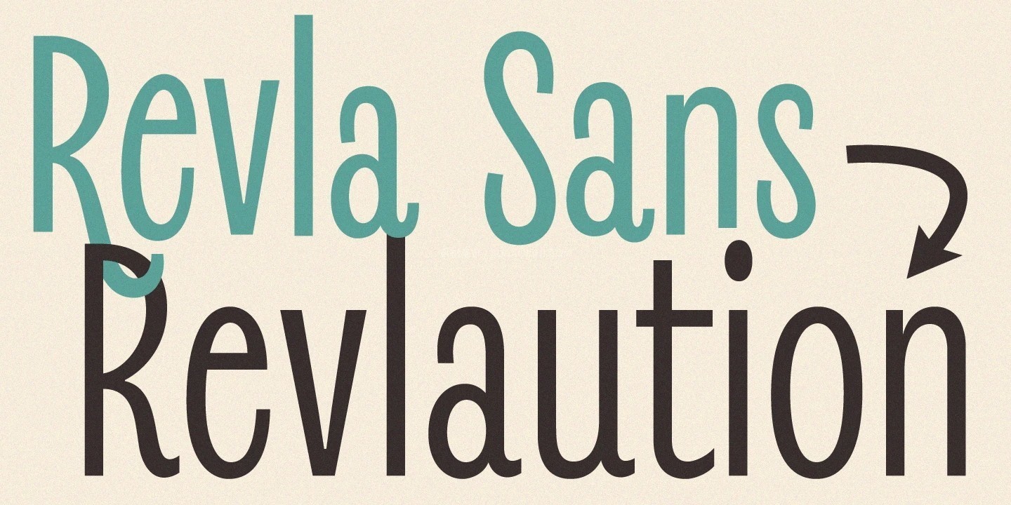 Revla 趣味复古全家族多风格英文字体